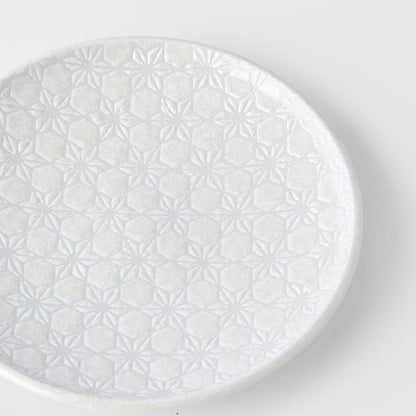Tapas Plate 17cm White Star Glaze