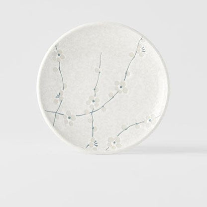 Tapas Plate 17cm White Blossom Glaze