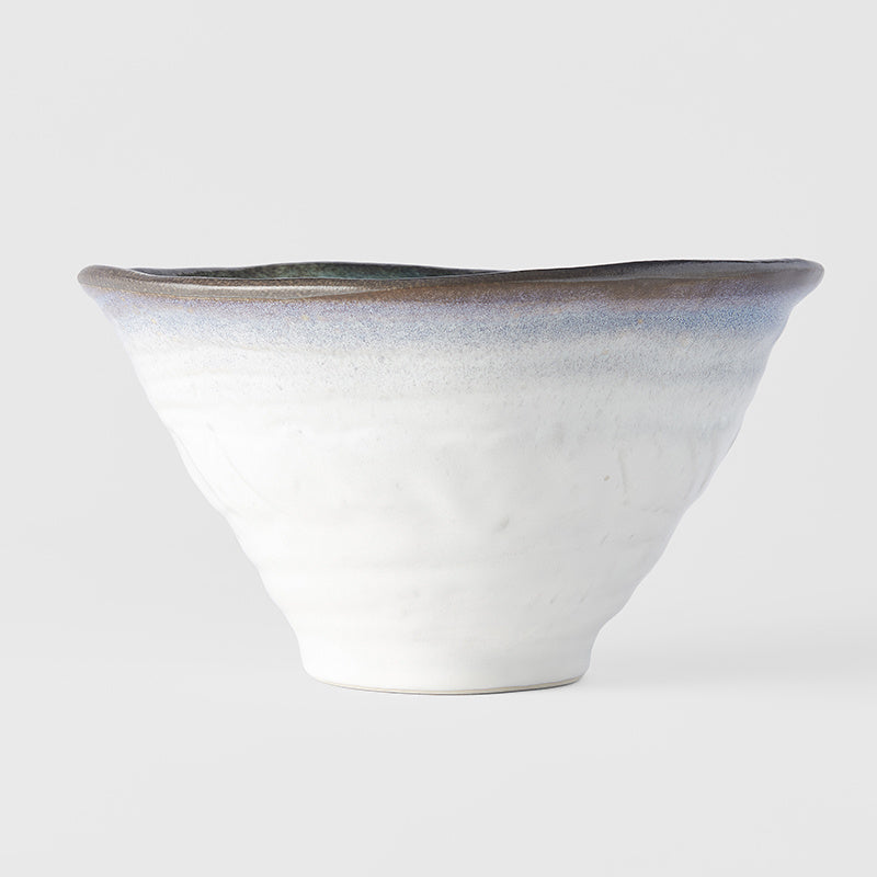 Bowl Deep Ikebana 22cm Sky Blue Glaze