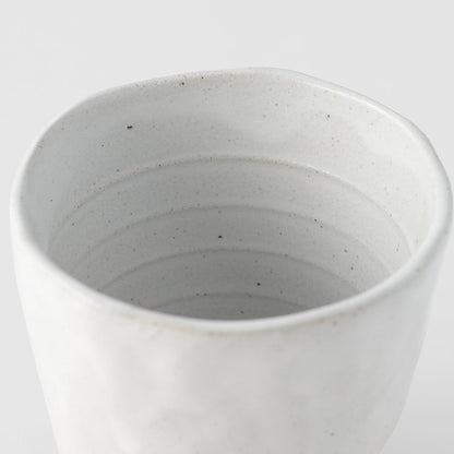 Lopsided Mug 275ml White & Bisque Glaze