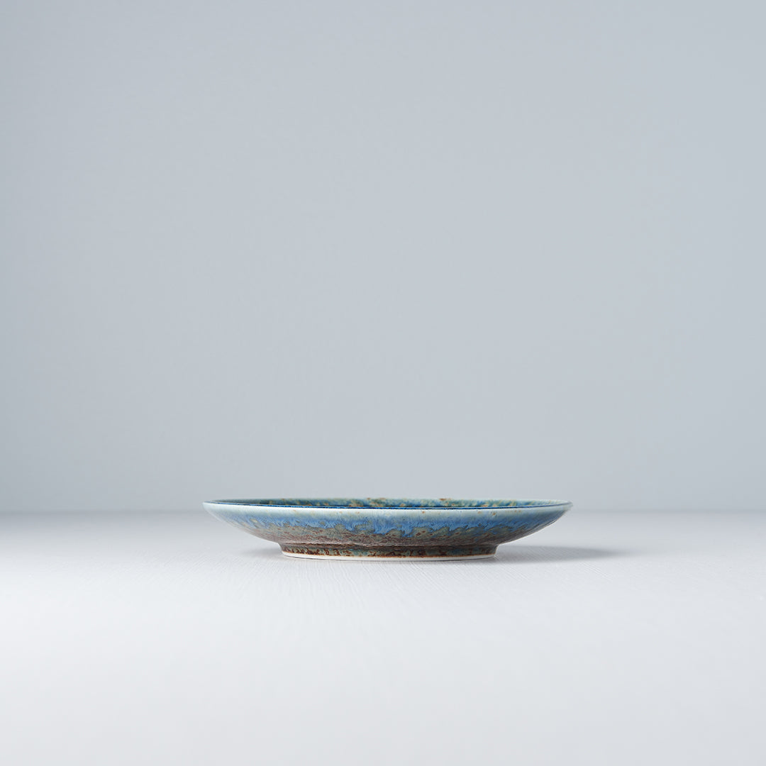 Tapas Plate 17cm Earth & Sky Glaze