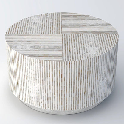 PURIST MOTHER OF PEARL HAND MADE COFFEE TABLE