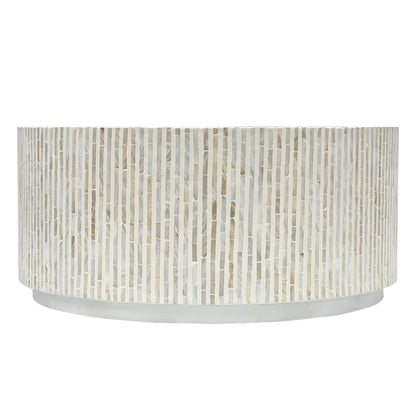 PURIST MOTHER OF PEARL HAND MADE COFFEE TABLE