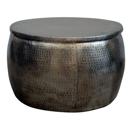 OPEN TOP HAND FORGED METAL COFFEE TABLE