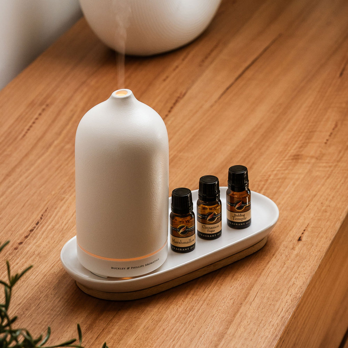 White Stone Ultrasonic Oil Diffuser
