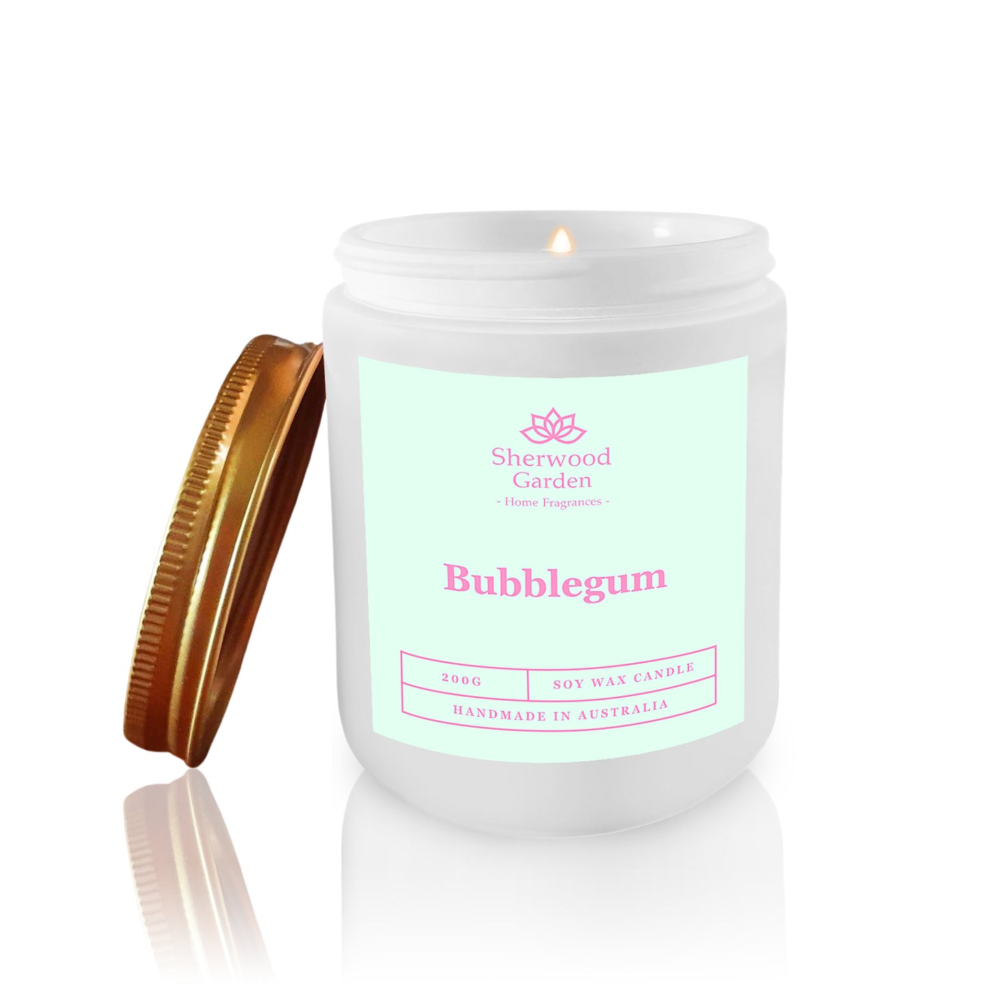 Bubblegum Soy Candle 200g