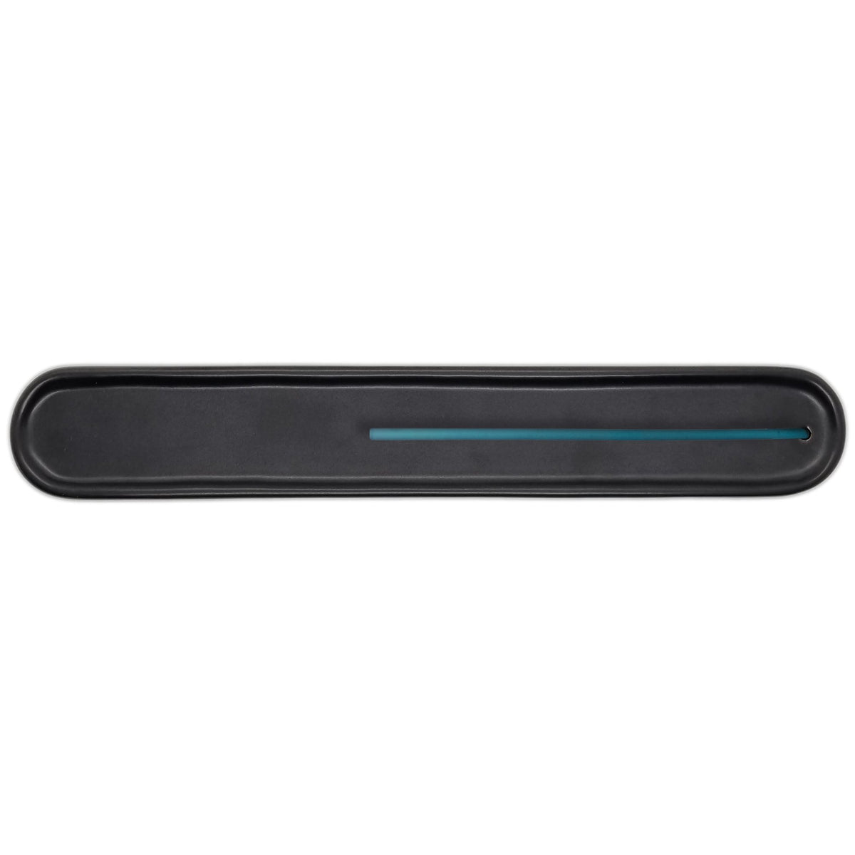 Black Long Ceramic Incense Holder