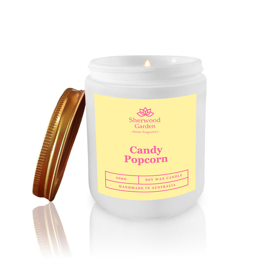 Candy Popcorn Soy Candle 200g