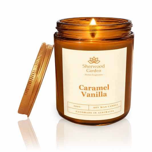 Caramel Vanilla Soy Candle 200g