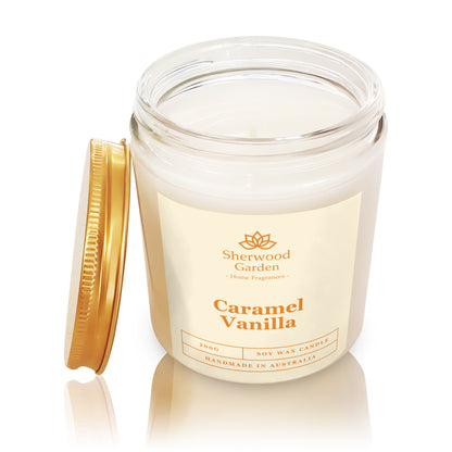 Caramel Vanilla Soy Candle 200g