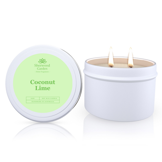 Coconut Lime Soy Candle Tin 165g