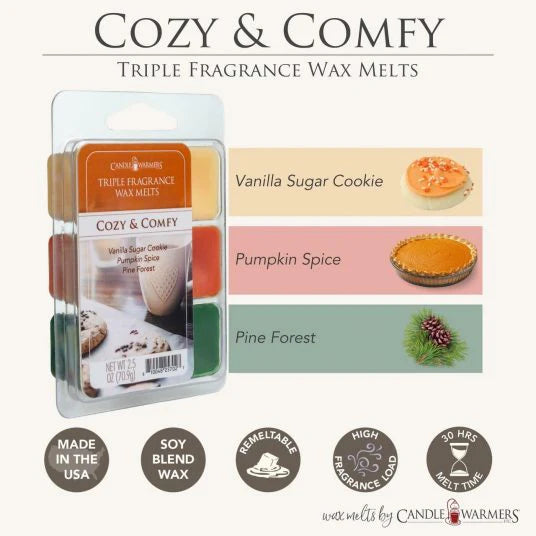 Cozy & Comy Triple Fragrance Soy Wax Melts