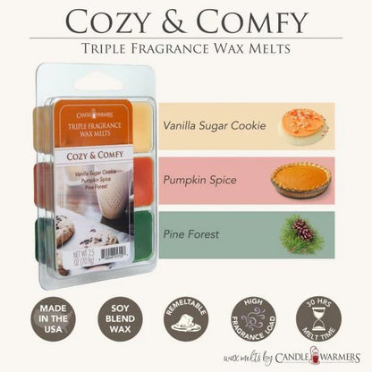 Cozy & Comy Triple Fragrance Soy Wax Melts