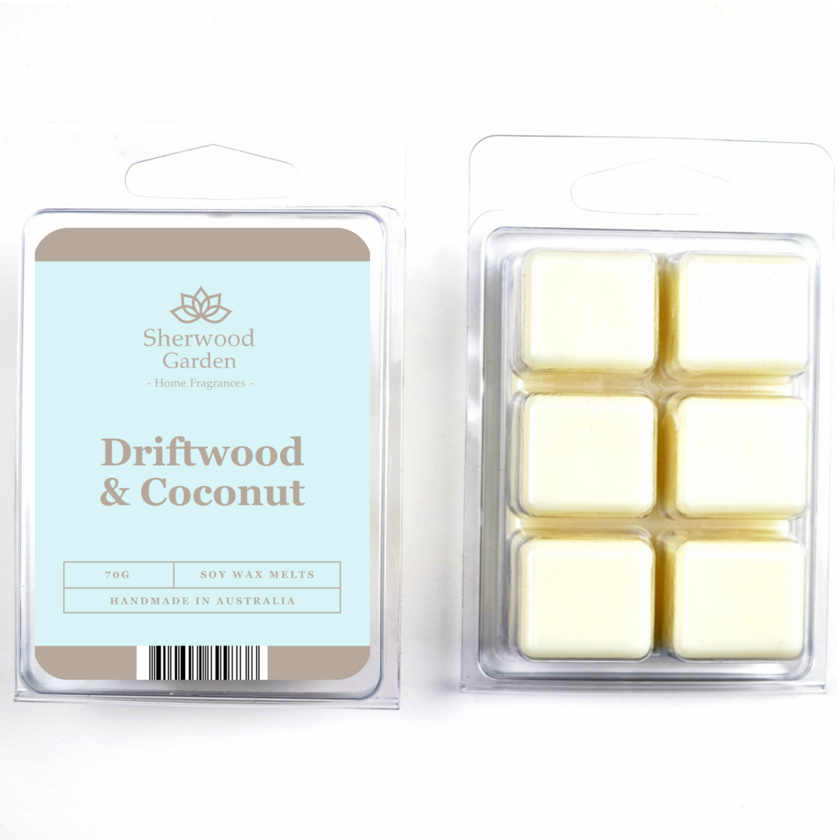 Driftwood & Coconut Soy Wax Melts 70g