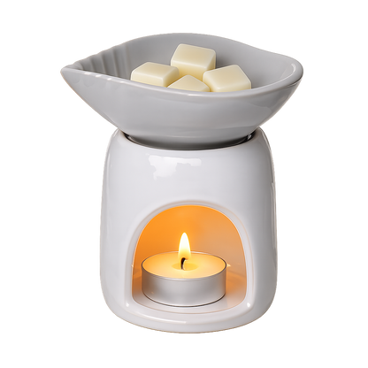 Shell Dish Ceramic Tealight Oil Burner