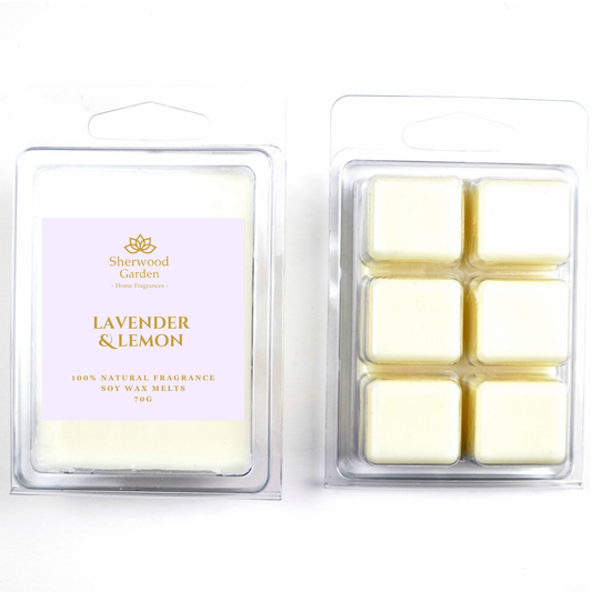 Lavender & Lemon 100% Natural Fragrance Soy Wax Melts 70g