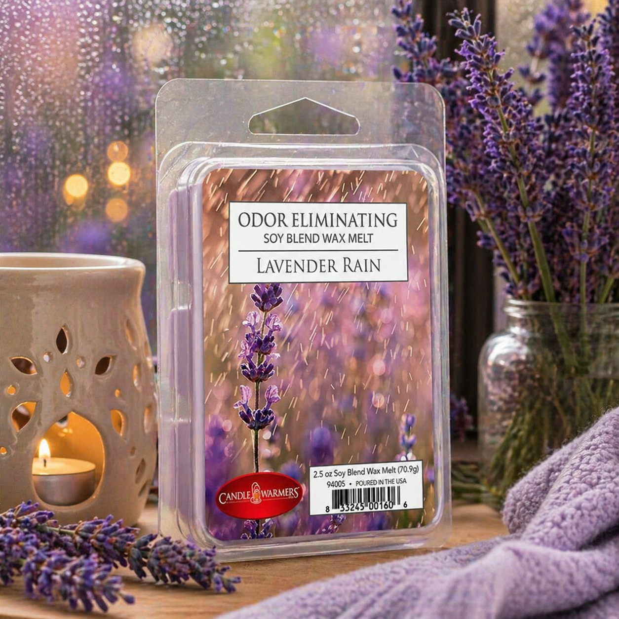 Lavender Rain Odor Eliminating Soy Wax Melts