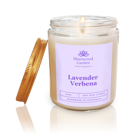 Lavender Verbena Soy Candle 200g