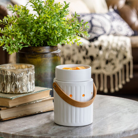 Leather Handle Electric Fragrance Warmer