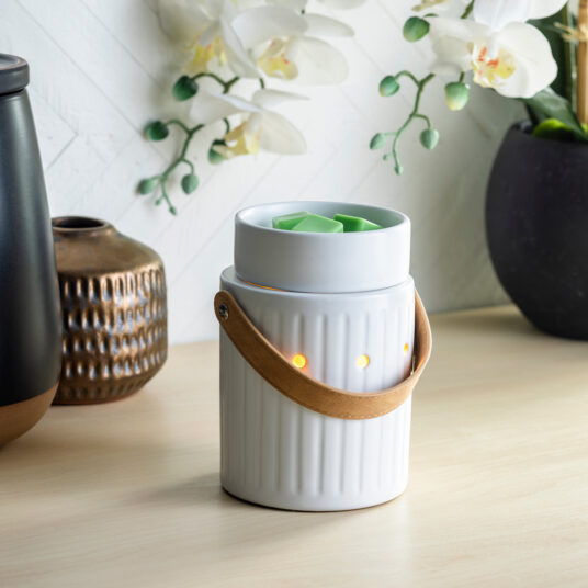 Leather Handle Electric Fragrance Warmer