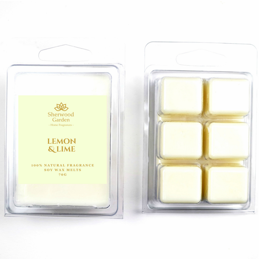 Lemon & Lime 100% Natural Fragrance Soy Wax Melts 70g