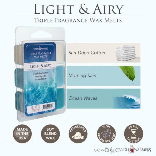 Light & Airy Triple Fragrance Soy Wax Melts