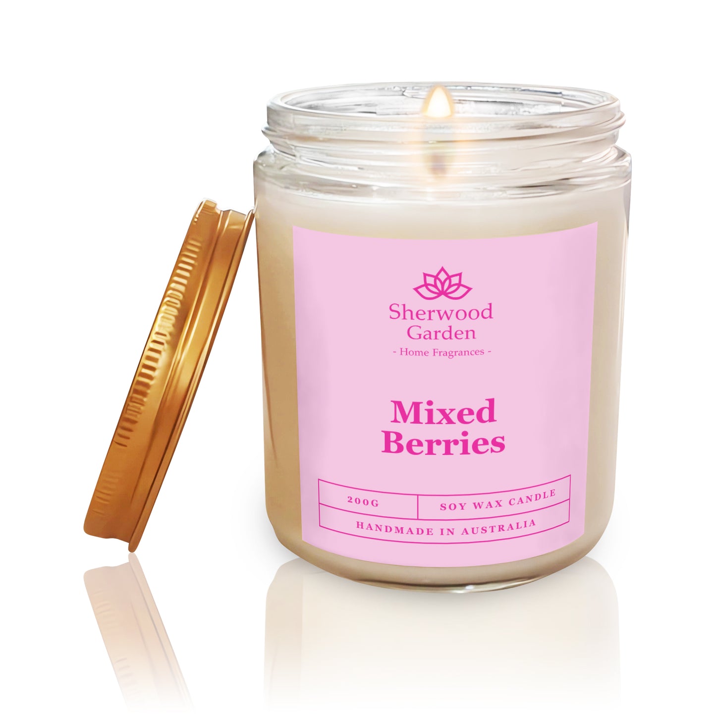 Mixed Berries Soy Candle 200g