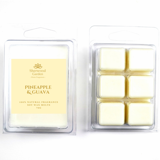 Pineapple & Guava 100% Natural Fragrance Soy Wax Melts 70g
