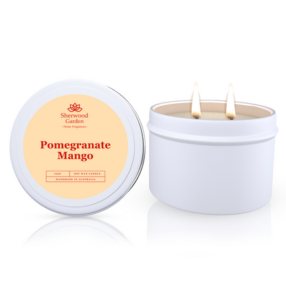 Pomegranate Mango Soy Candle Tin 165g