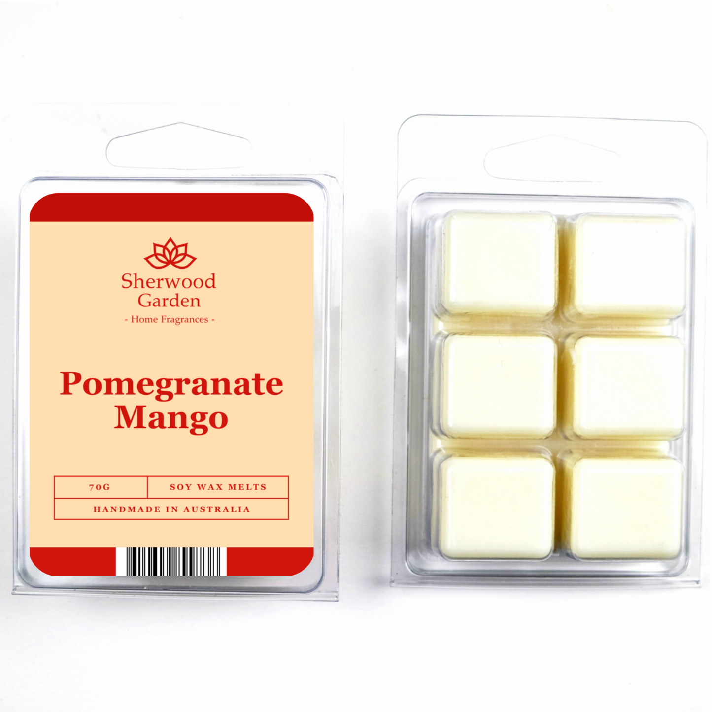 Pomegranate Mango Soy Wax Melts 70g