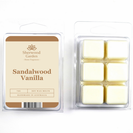 Sandalwood Vanilla Soy Wax Melts 70g