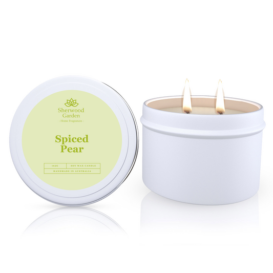 Spiced Pear Soy Candle Tin 165g