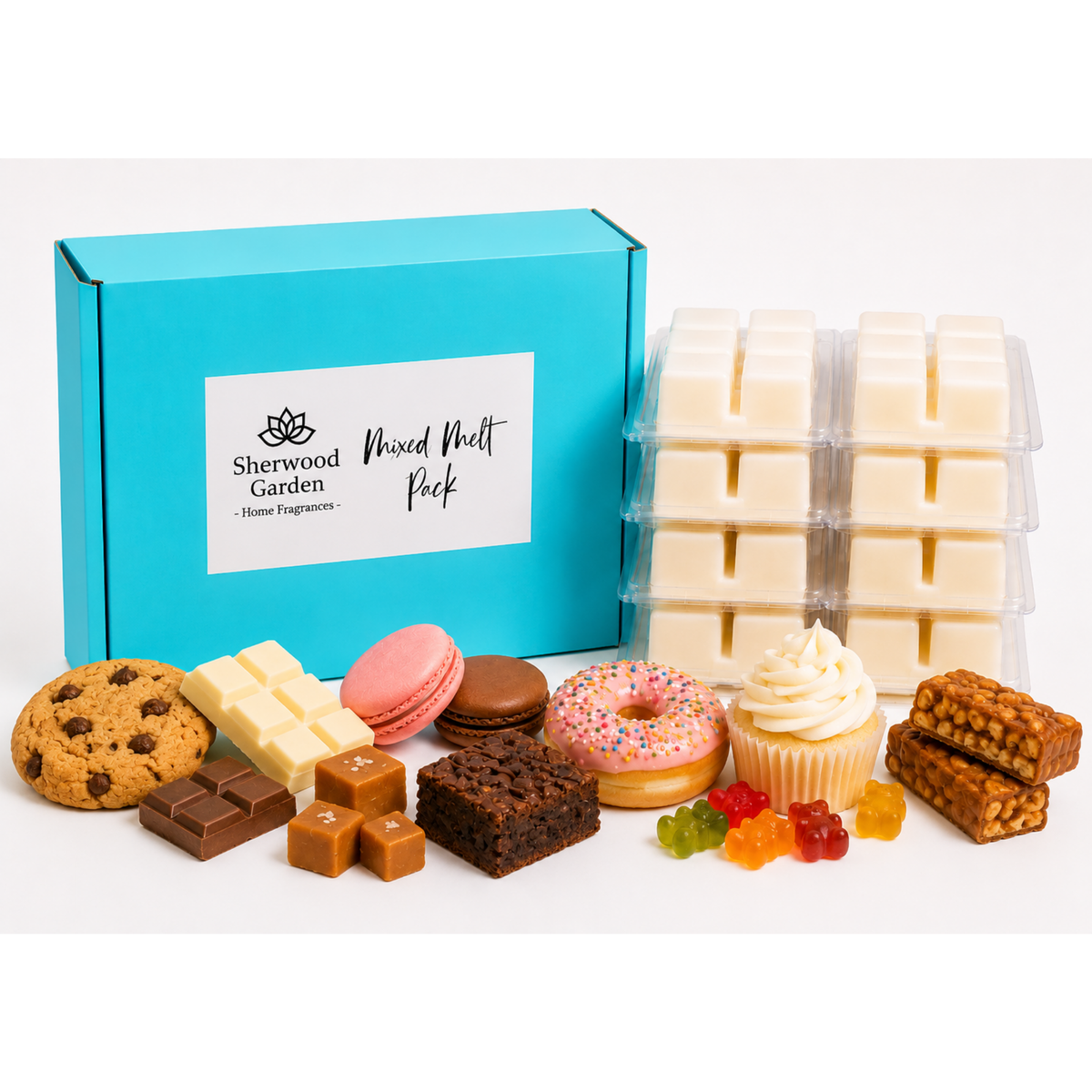 Soy Wax Melt Pack 8 x 70g  - Assorted Sweet Fragrances