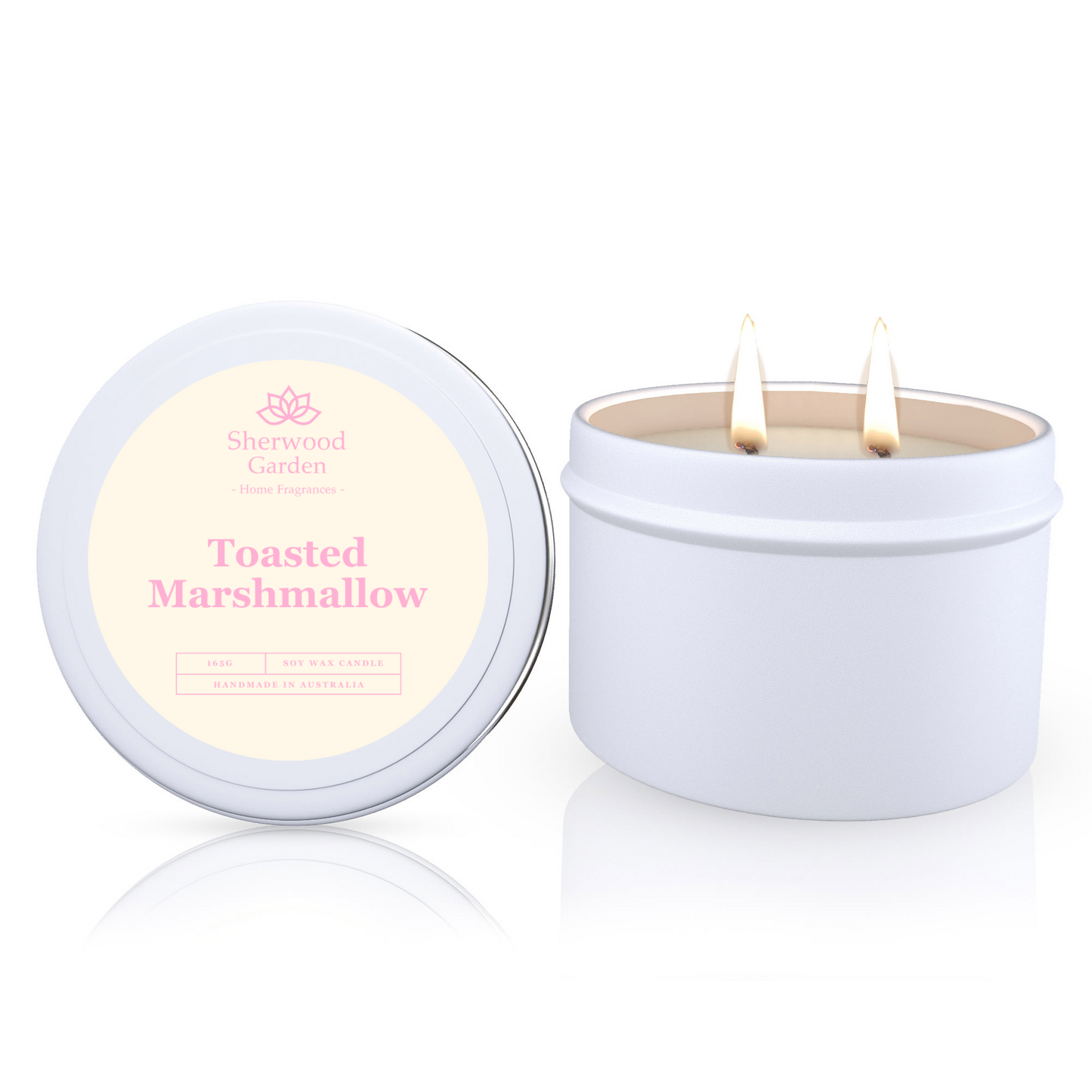 Toasted Marshmallow Soy Candle Tin 165g