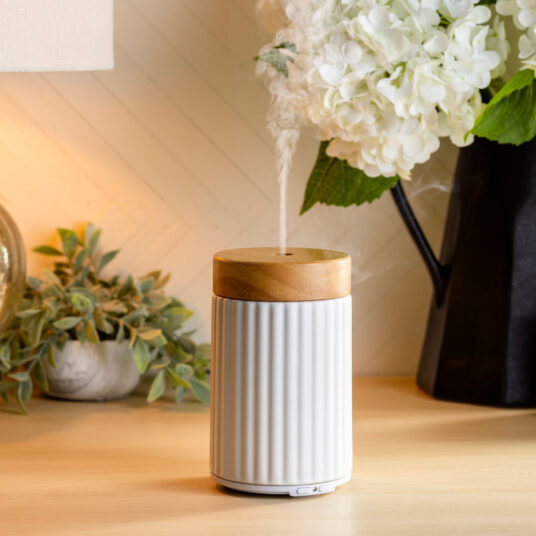 Wood & Ceramic Essential Oil Diffuser