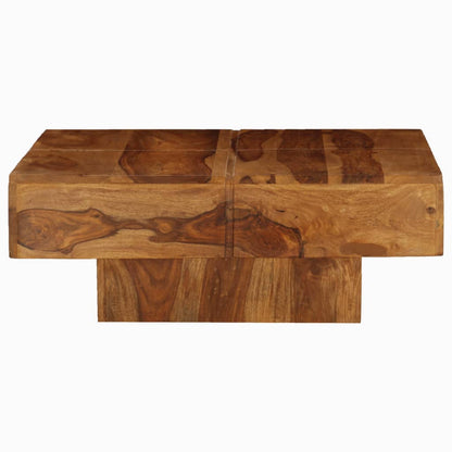 Coffee Table 80x80x30 cm Solid Wood Acacia