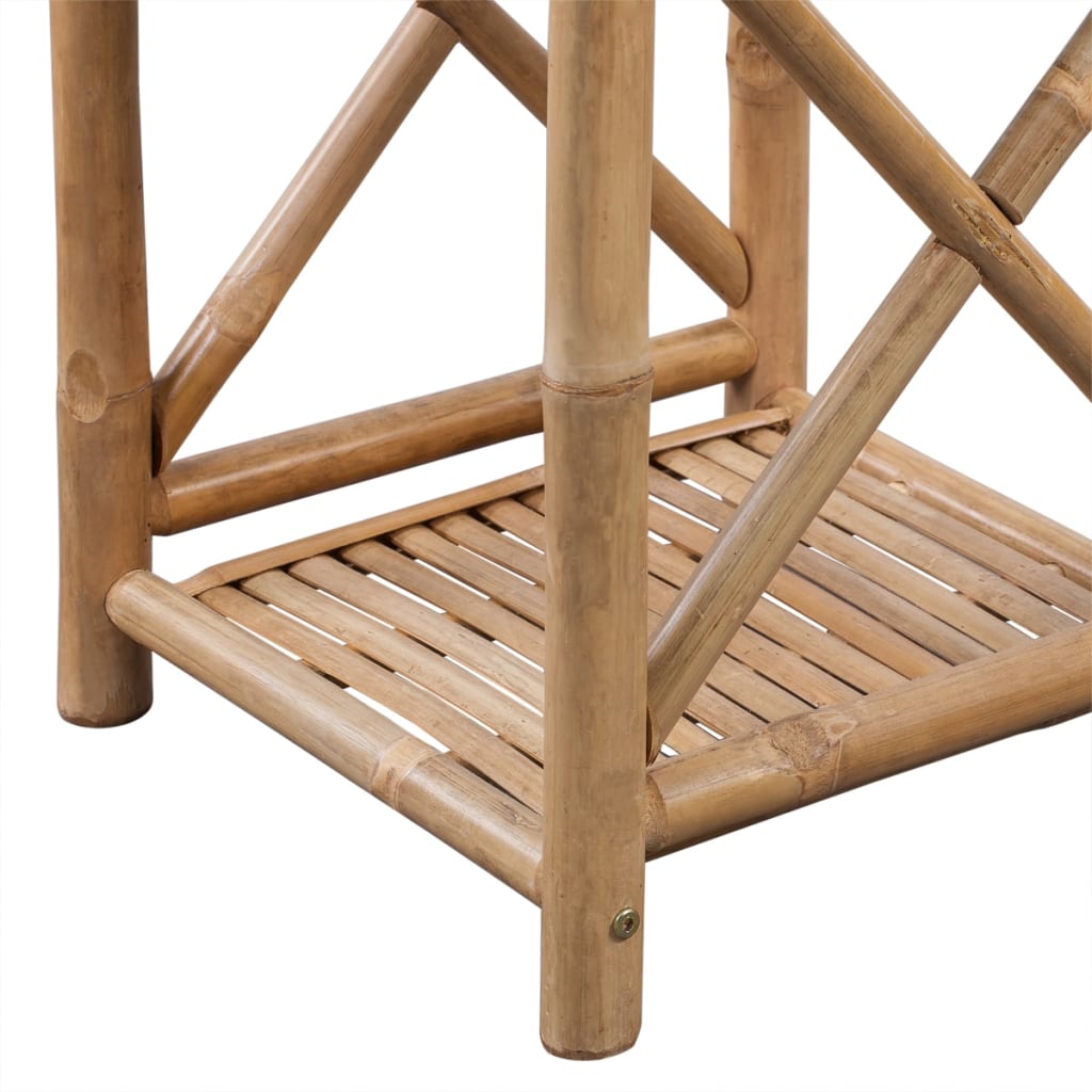 3-Tier Square Bamboo Shelf