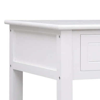 Coffee Table White 100x50x45 cm Wood