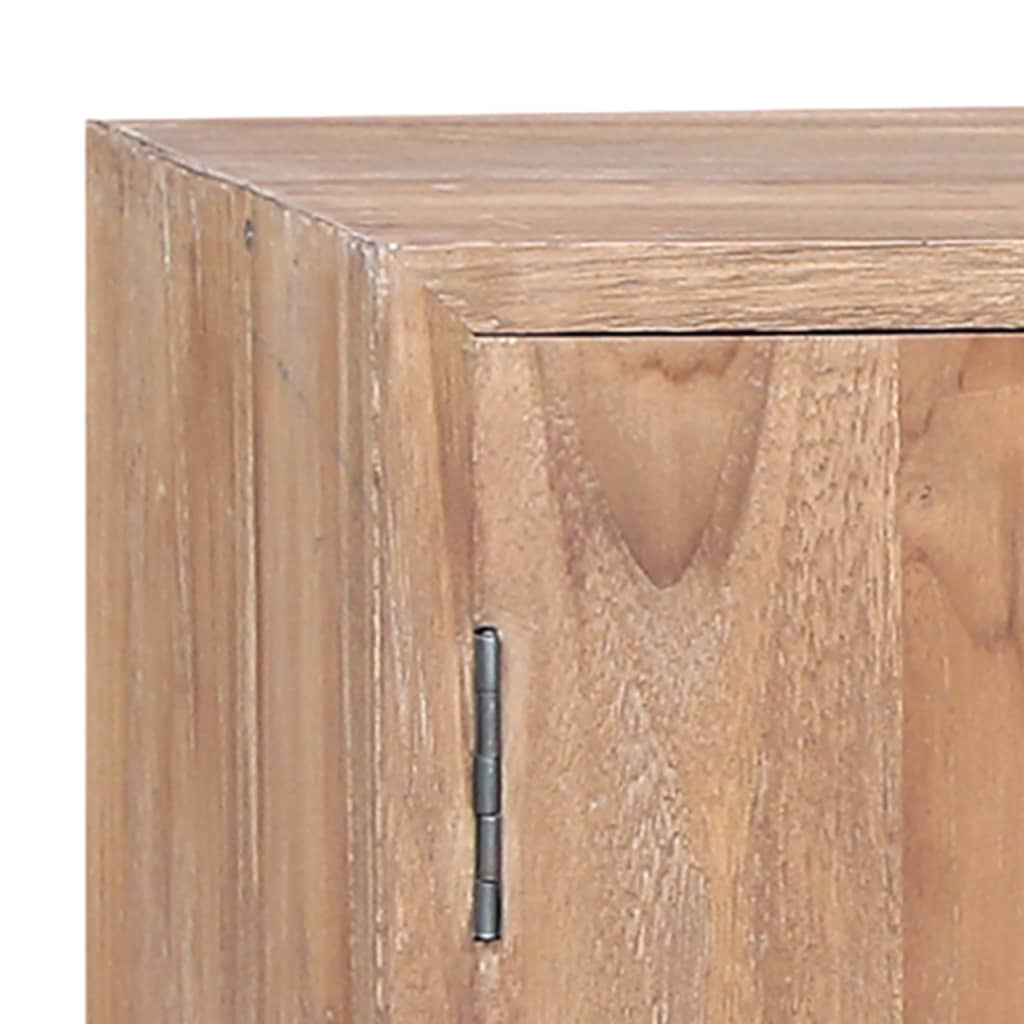 Side Cabinet 140x30x75 cm Solid Teak