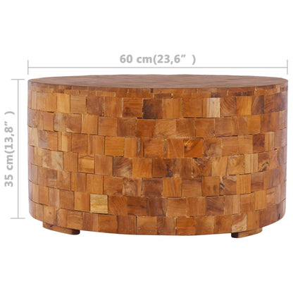 Coffee Table 60x60x35 cm Solid Teak Wood