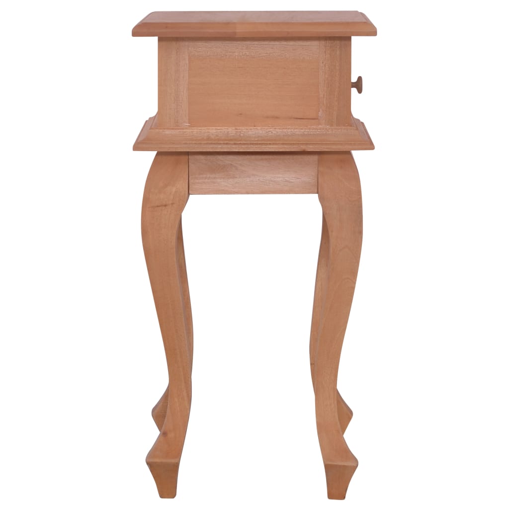 Bedside Table 35x30x60 cm Solid Mahogany Wood