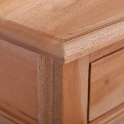 Bedside Table 35x30x60 cm Solid Mahogany Wood