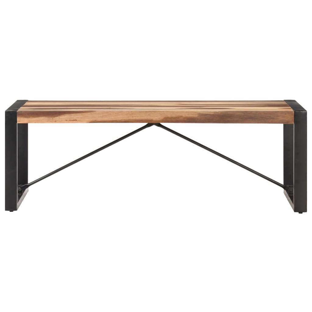 Coffee Table 120x60x40 cm Solid Wood with Sheesham Finish