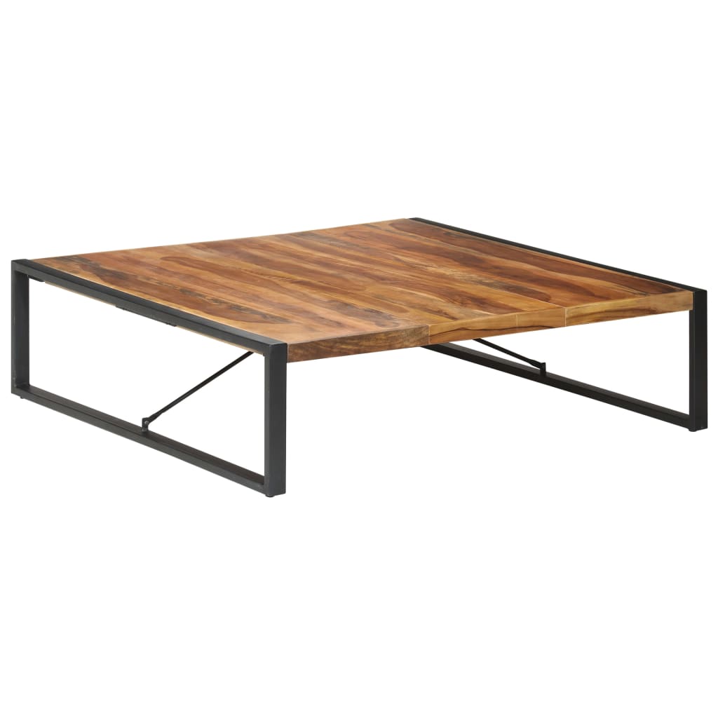 Coffee Table 140x140x40 cm Solid Wood with Sheesham Finish