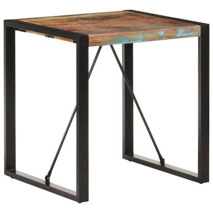 Dining Table 70x70x75 cm Solid Wood Reclaimed