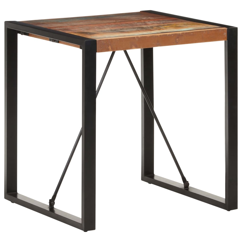 Dining Table 70x70x75 cm Solid Wood Reclaimed