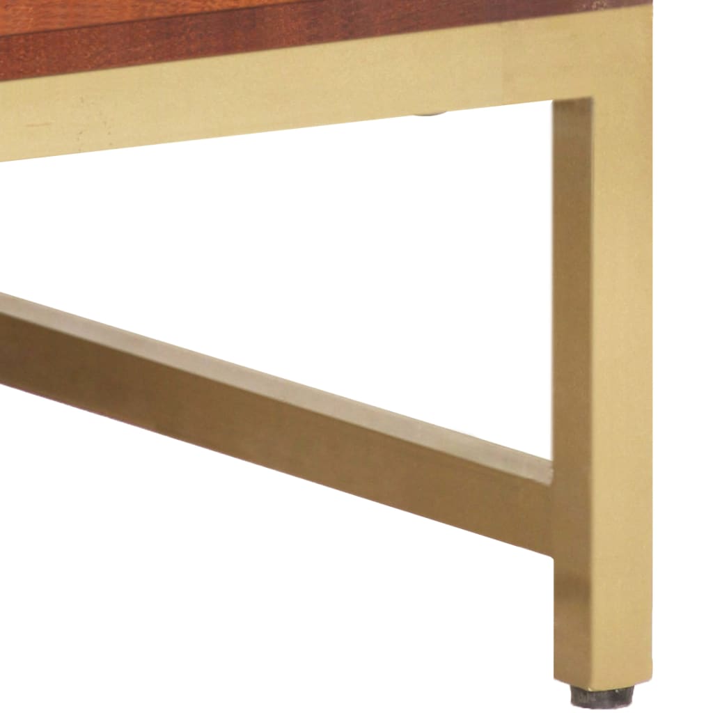 Coffee Table Honey Brown 67x67x45 cm Solid Acacia Wood