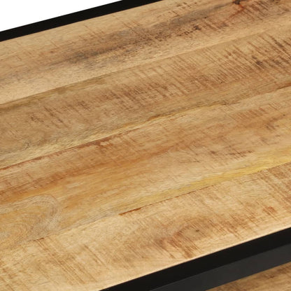 Coffee Table 90x45x35 cm Solid Rough Mango Wood