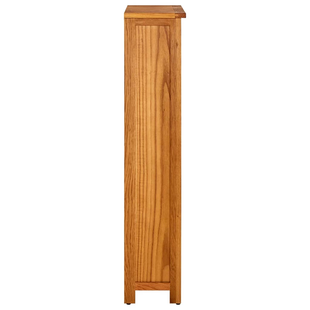 4-Tier Bookcase 70x22x110 cm Solid Oak Wood