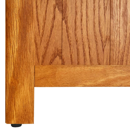 4-Tier Bookcase 45x22x110 cm Solid Oak Wood